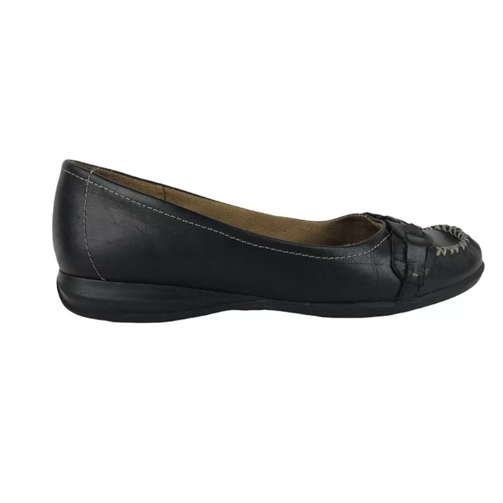 Natural Soul By Naturalizer Womens Kassandra Black Slip On Loafer Shoes Size 6 M